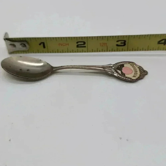 Vintage Georgia Peach Souvenir Spoon Kitschy cool - Picture 5 of 5